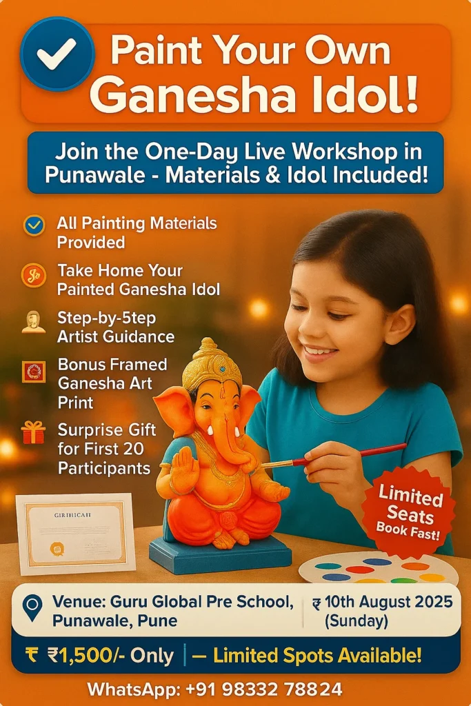 ganesha idol painting workshop ganesha idol painting workshop